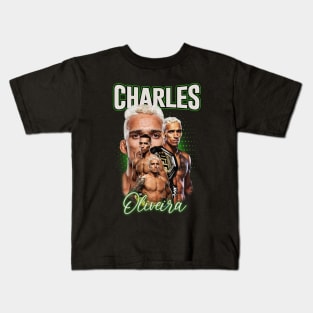 charles oliveira bjj vintage style Kids T-Shirt